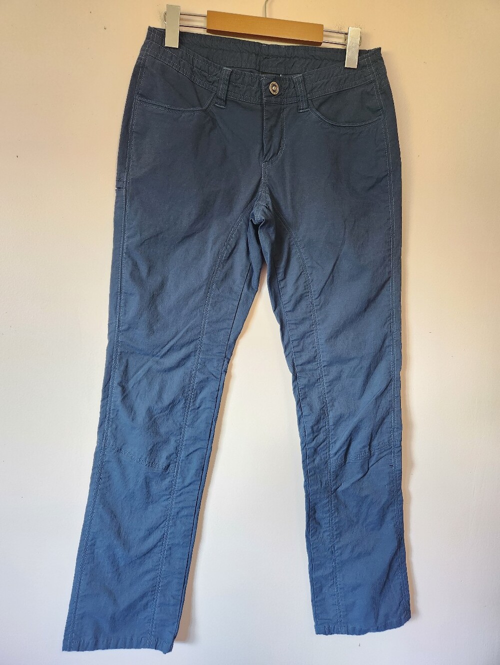 KÜHL Inspiratr Straight Leg Utility Hiking Pants Navy Blue Womens Size 4 Reg